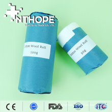 medical absorbent cotton wool roll with paper